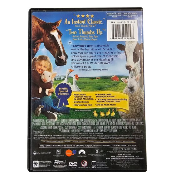 Charlottes Web Full Screen Live Action Chihuahua The Movie DVD Bundle - Picture 6 of 12